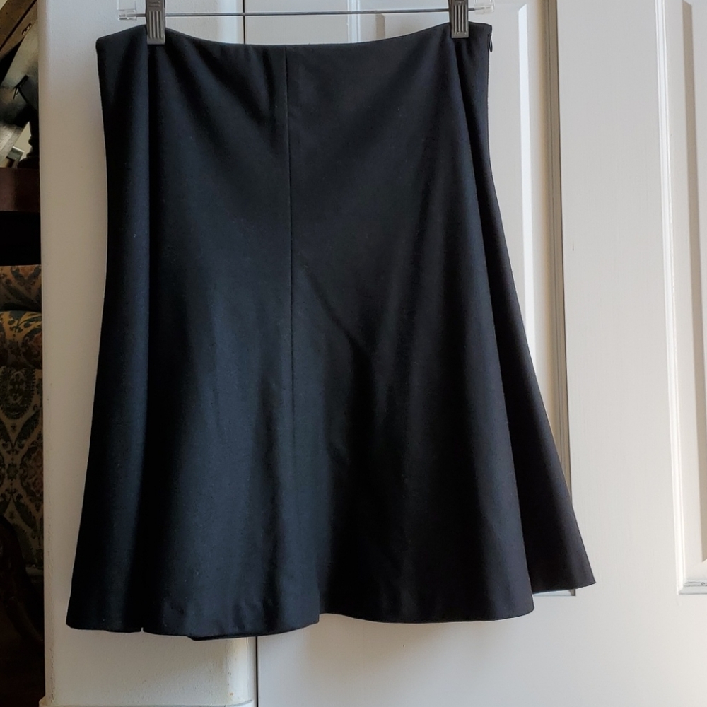 Black skater skirt